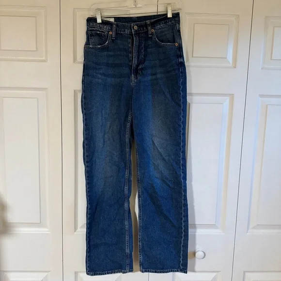 GAP Blue Straight Leg Jeans - Picture 1 of 4